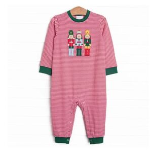 Nutcracker Striped Kids Footie Pajamas